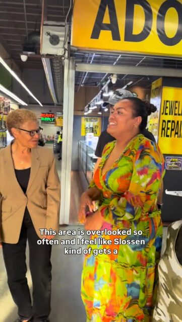 An EPIC visit from our Mayor Karen Bass today at the Slauson!